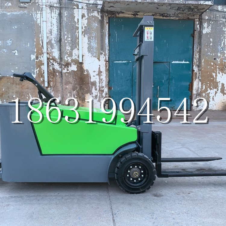 福海县小型电动叉车1吨2吨步行站驾式电瓶堆高充电装卸车液压升降车铲车